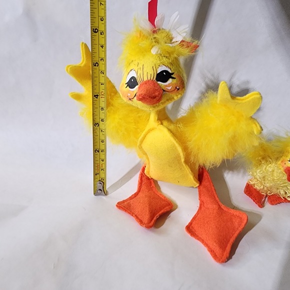Annalee Easter Duck Family - Large Duck & 2 Ducklings - Retired Felt Figurines - Picture 6 of 11